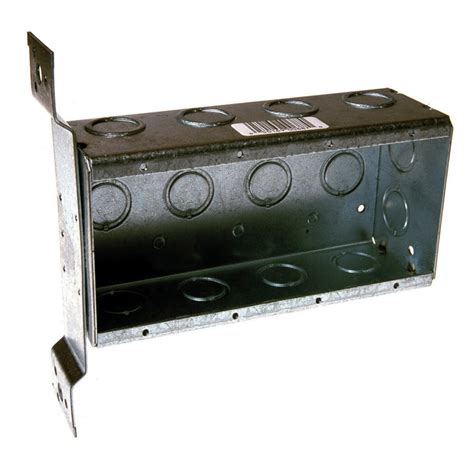 gang-able steel switch outlet box|RACO 4.